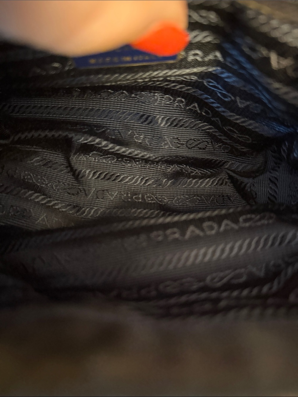PRADA🌟Black/gold Quilted Nylon shoulder/waist bag or sling bag! - Picture 15 of 15